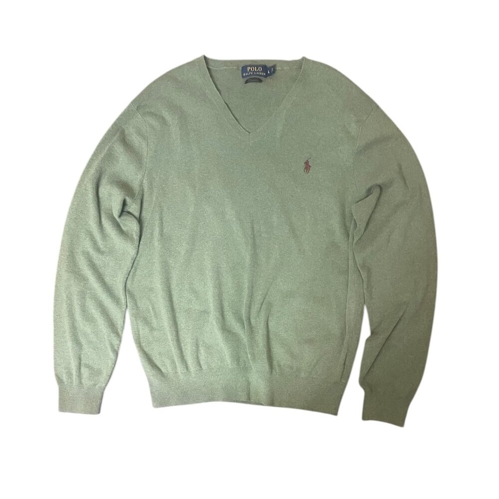 Polo Ralph Lauren Pima Cotton V-Neck Sweater | Classic Menswear Essential
